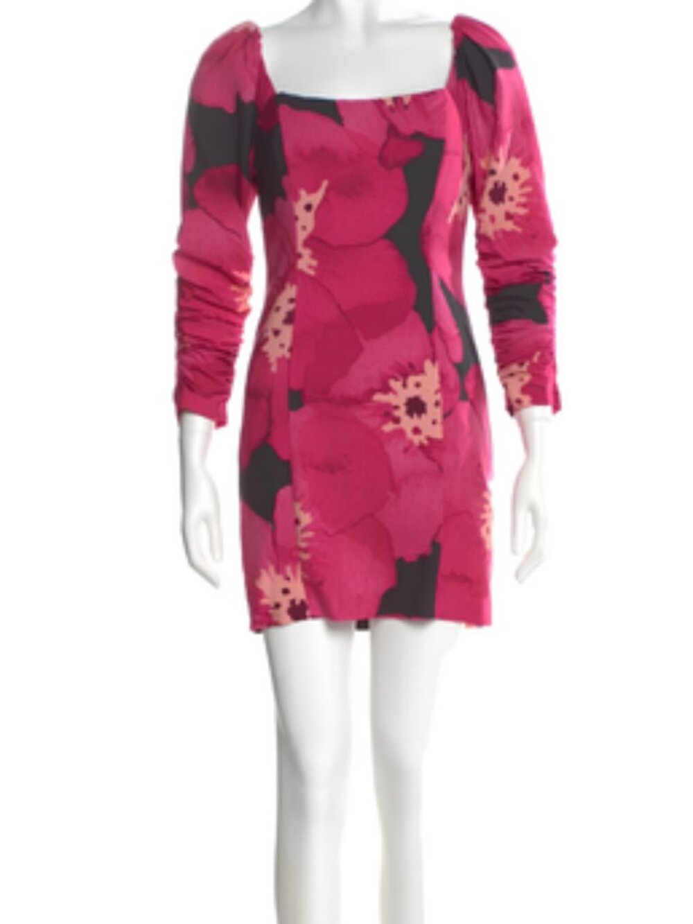 Hutch Shift Floral Print Pink Mini Dress